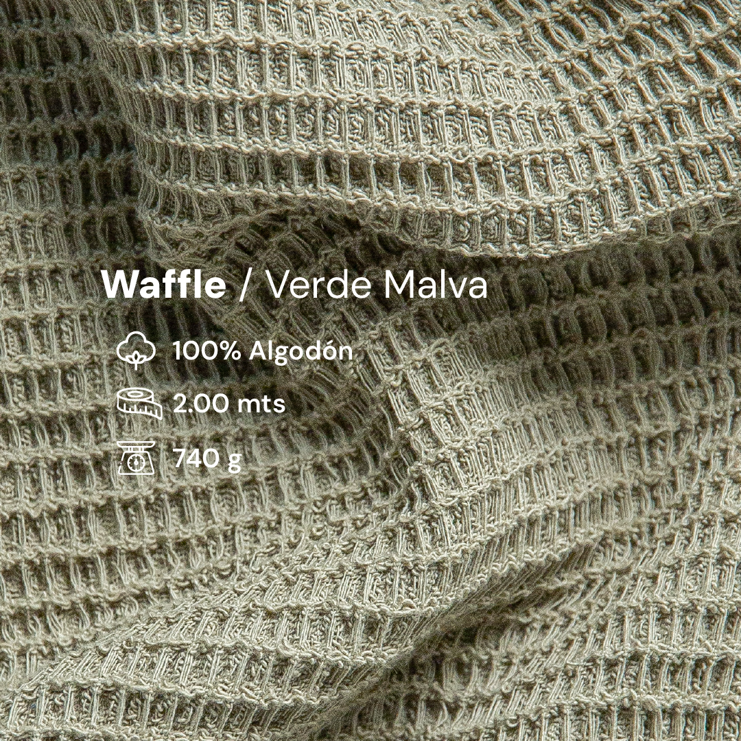 Waffle Verde Malva