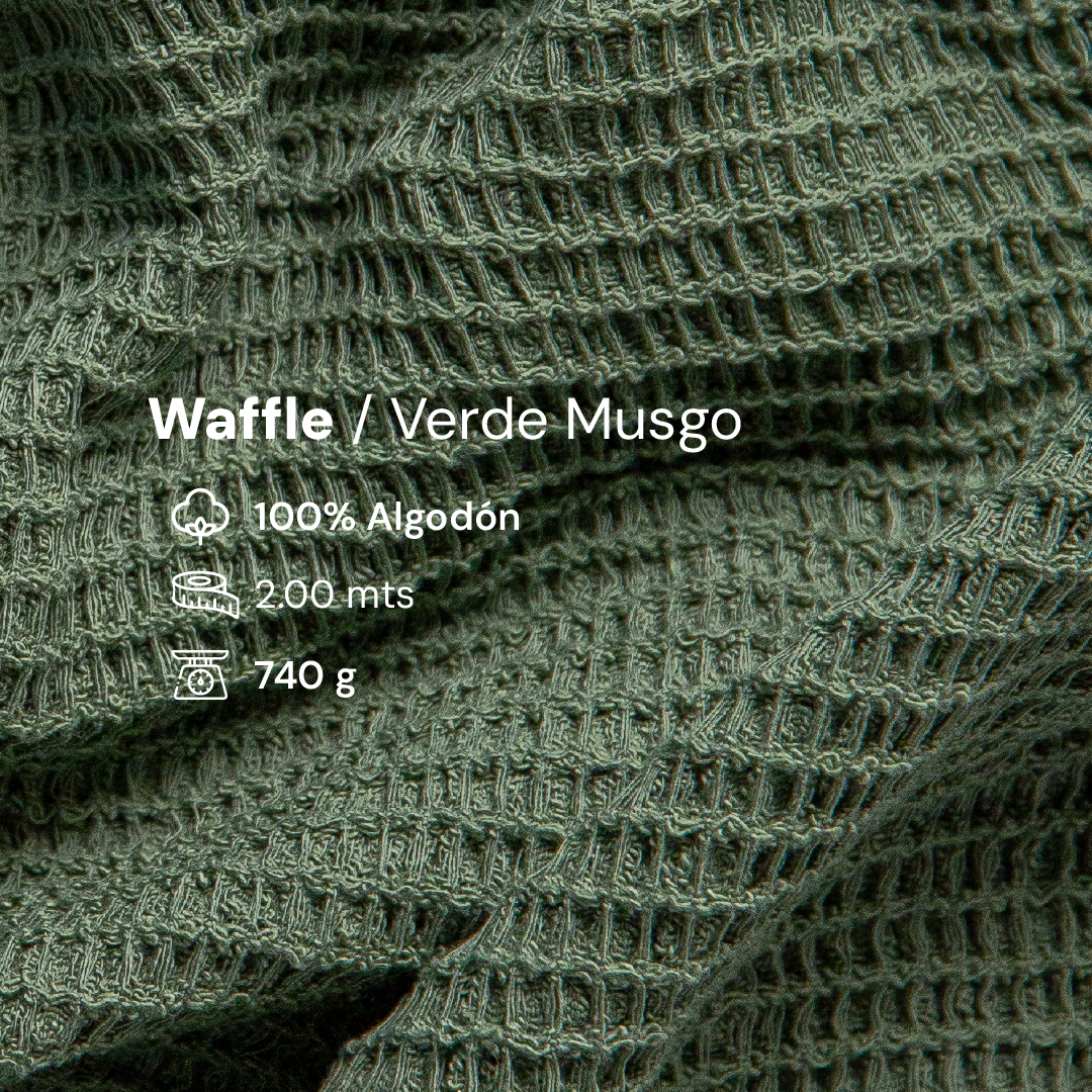 Waffle Verde Musgo